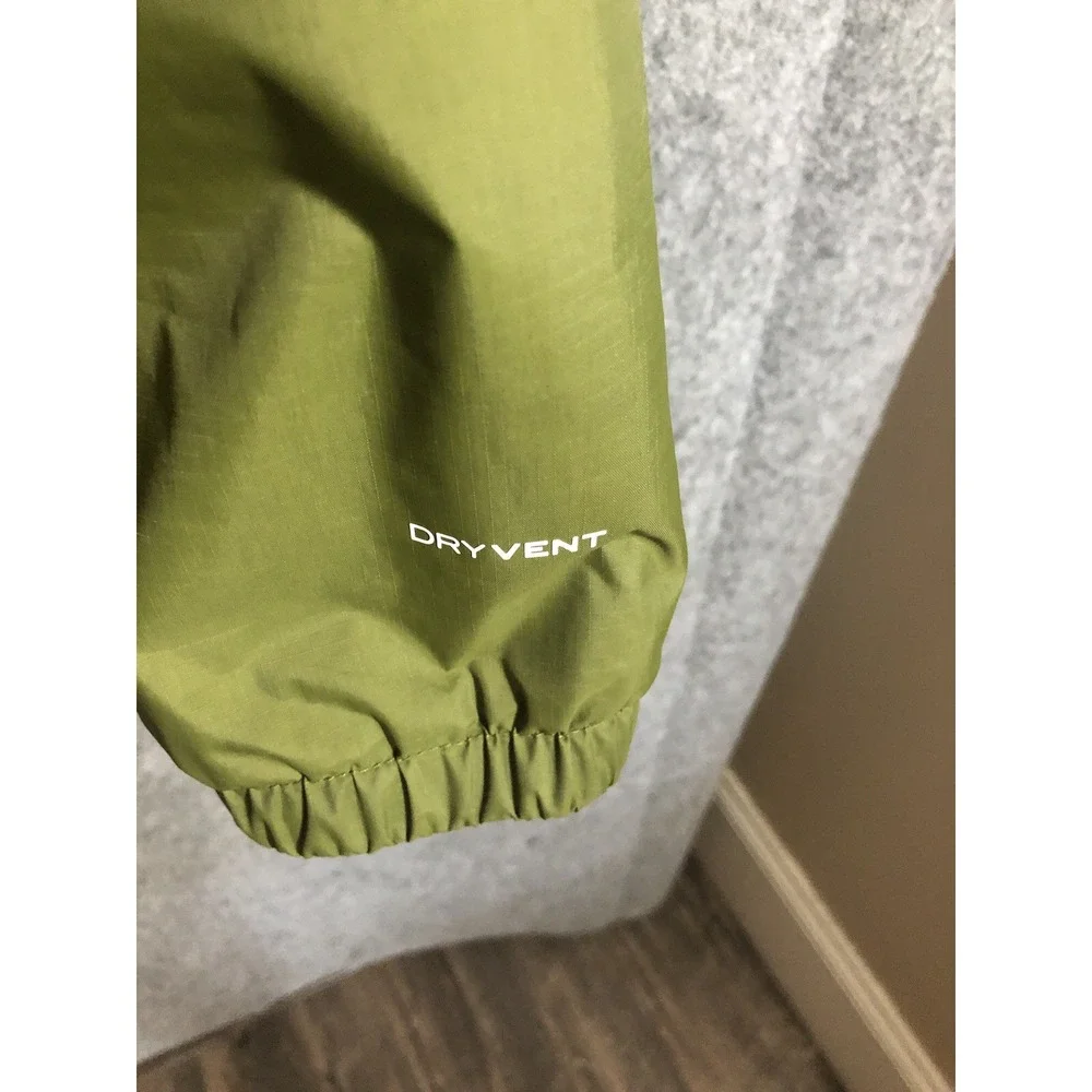 The North Face Jacket Mens Medium Green Antora Dryvent Ripstop Hood Water Repel